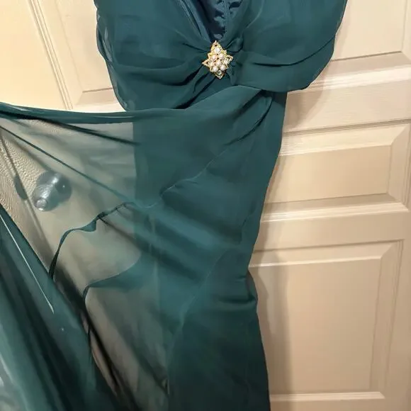 Michael Angelo VINTAGE green dress - Picture 8 of 12